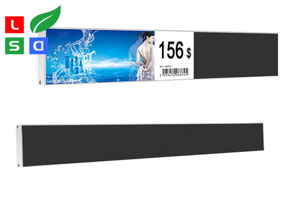 1.875mm COB LED Shop Display LED Shelf Screen Signage Board For Supermarket Video Display